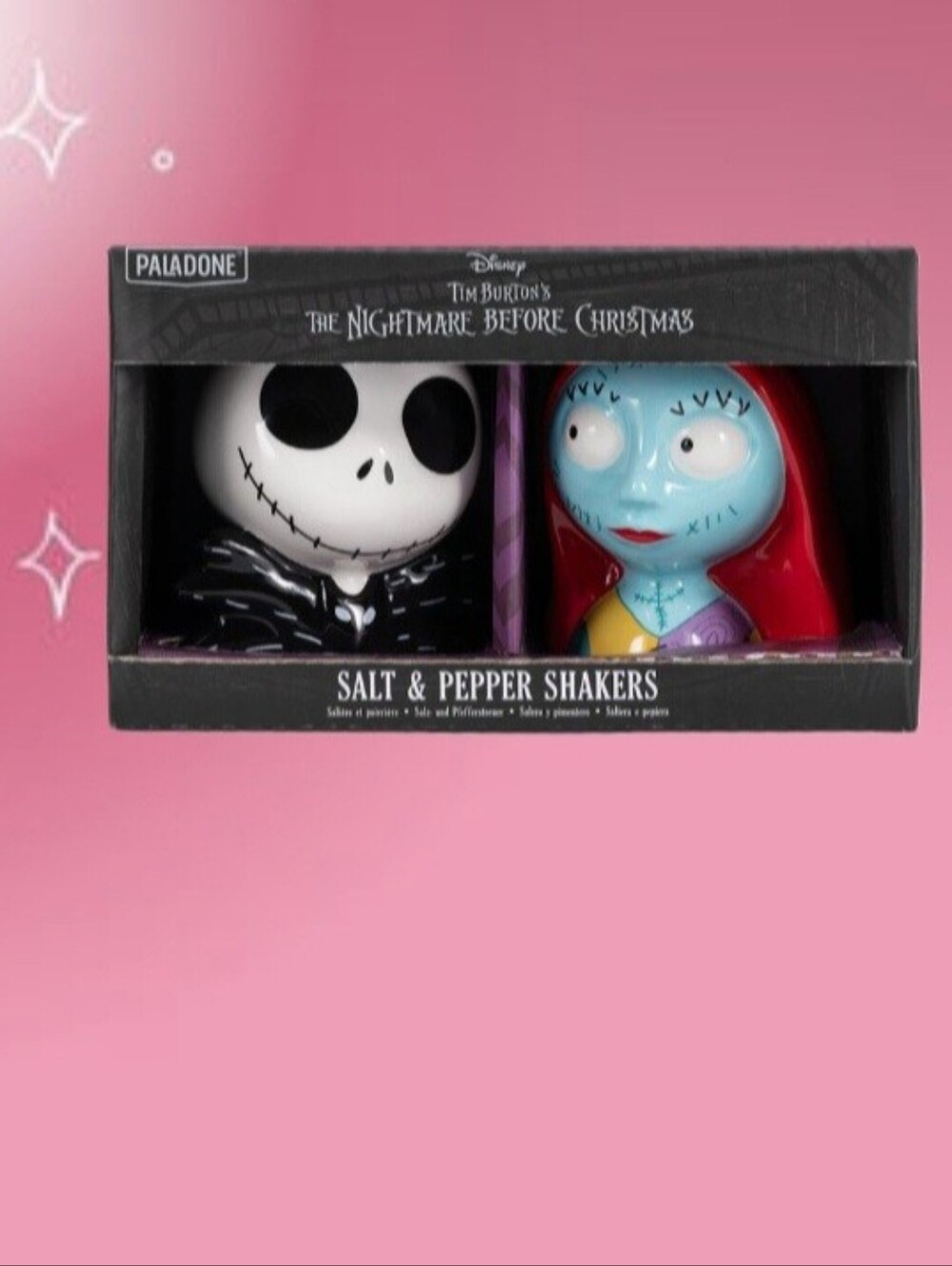 The Nightmare Before Christmas Jack and Sally Salt & Pepper Shakers